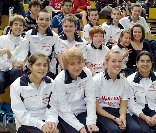 Das VfL-Team bei zweiten Regio-Ranglistenturnier