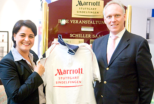 Trikotpr�sentation im Stuttgart Marriott Hotel Sindelfingen